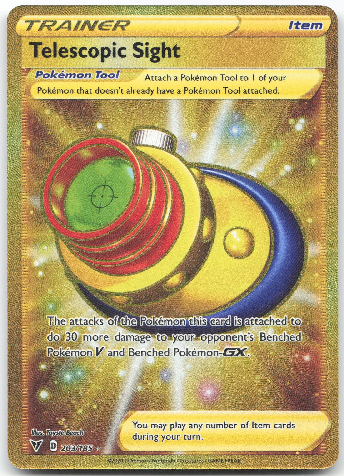 Telescopic Sight (Secret) Secret Rare SWSH04: Vivid Voltage 203/185 NM