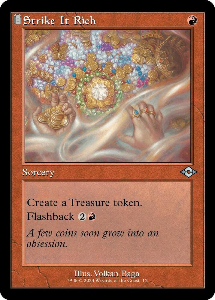 Strike It Rich (Retro Frame) 12 Foil Uncommon Modern Horizons 2 NM/M