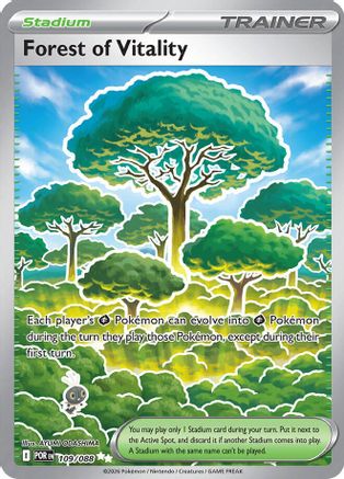 Forest of Vitality 109/088 Ultra Rare Perfect Order NM/M