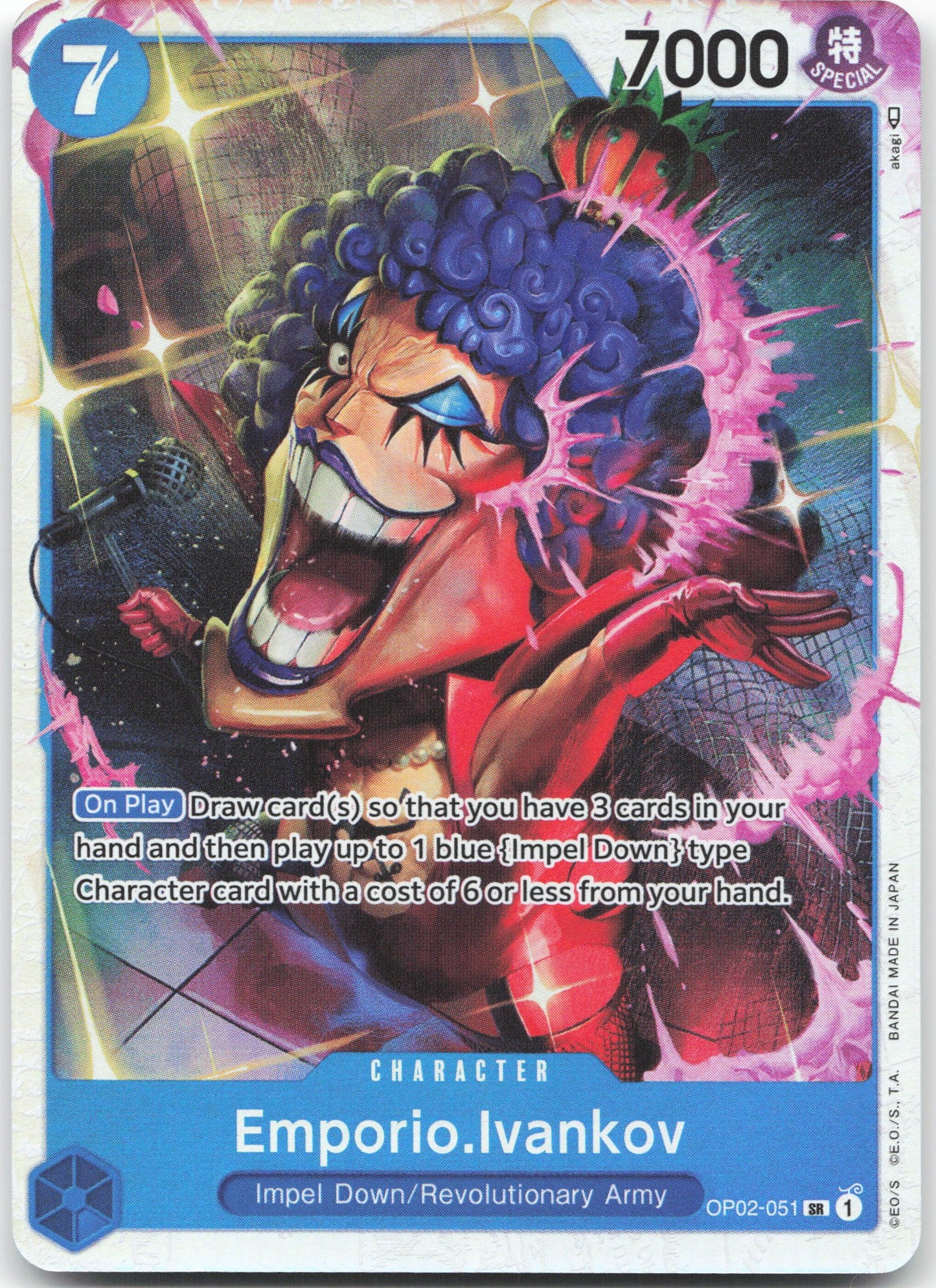 Emporio.Ivankov (051) SR Paramount War OP02-051 NM