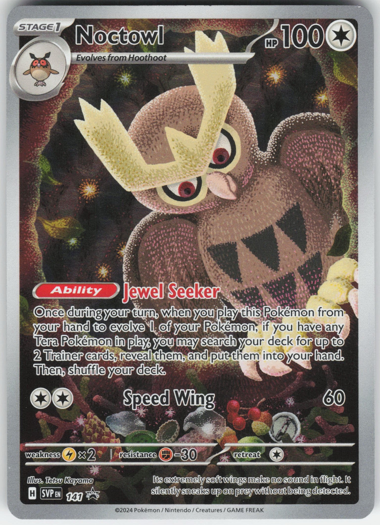 Noctowl Promo SV: Scarlet & Violet Promo Cards 141 NM