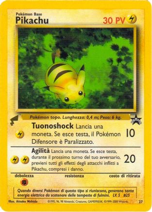 Pikachu (Baby) 27 Promo WoTC Promo NM/M