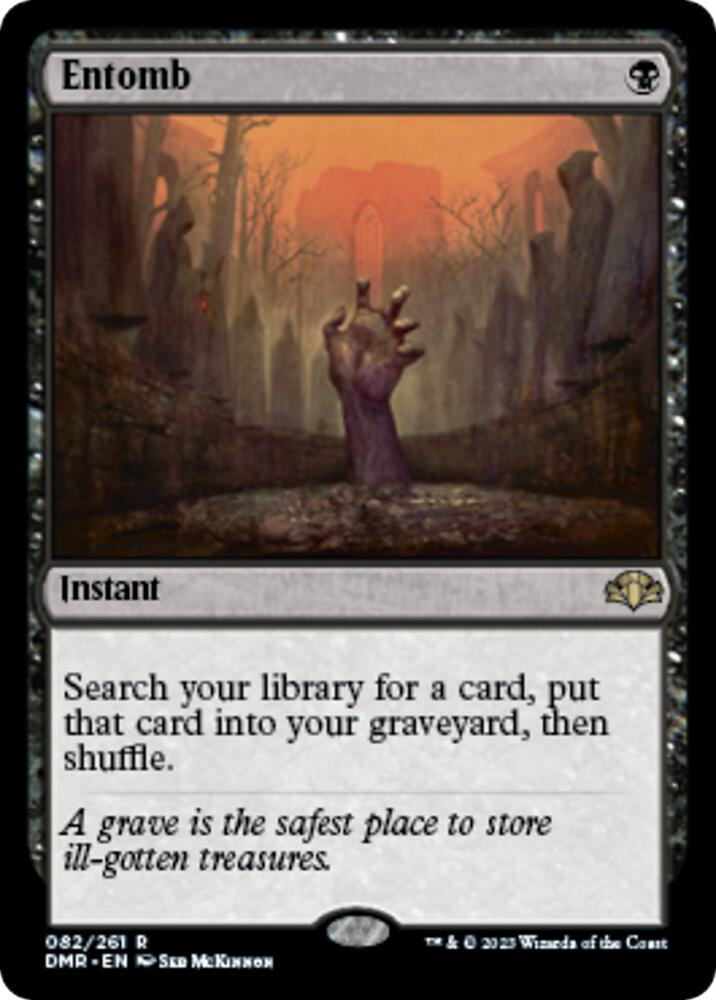 Entomb 82 Rare Dominaria Remastered NM/M