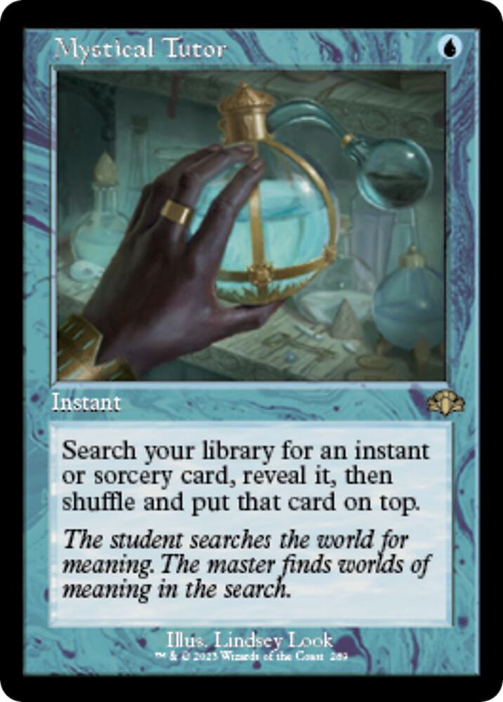Mystical Tutor (Retro Frame) 289 Rare Dominaria Remastered NM/M