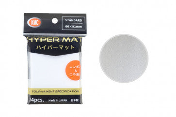 KMC Hyper MAT Sleeve 64 Pack (91mm x 66mm) - White