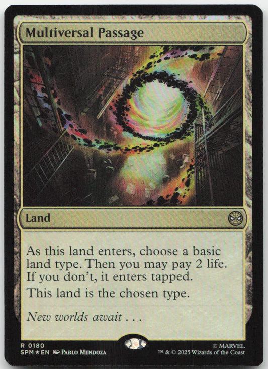 Multiversal Passage R Marvel's Spider-Man 180 NM