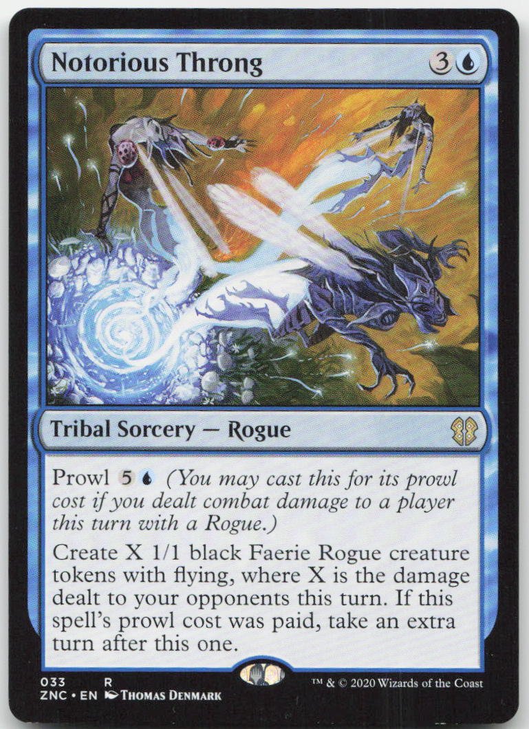 Notorious Throng R Commander: Zendikar Rising 33 NM