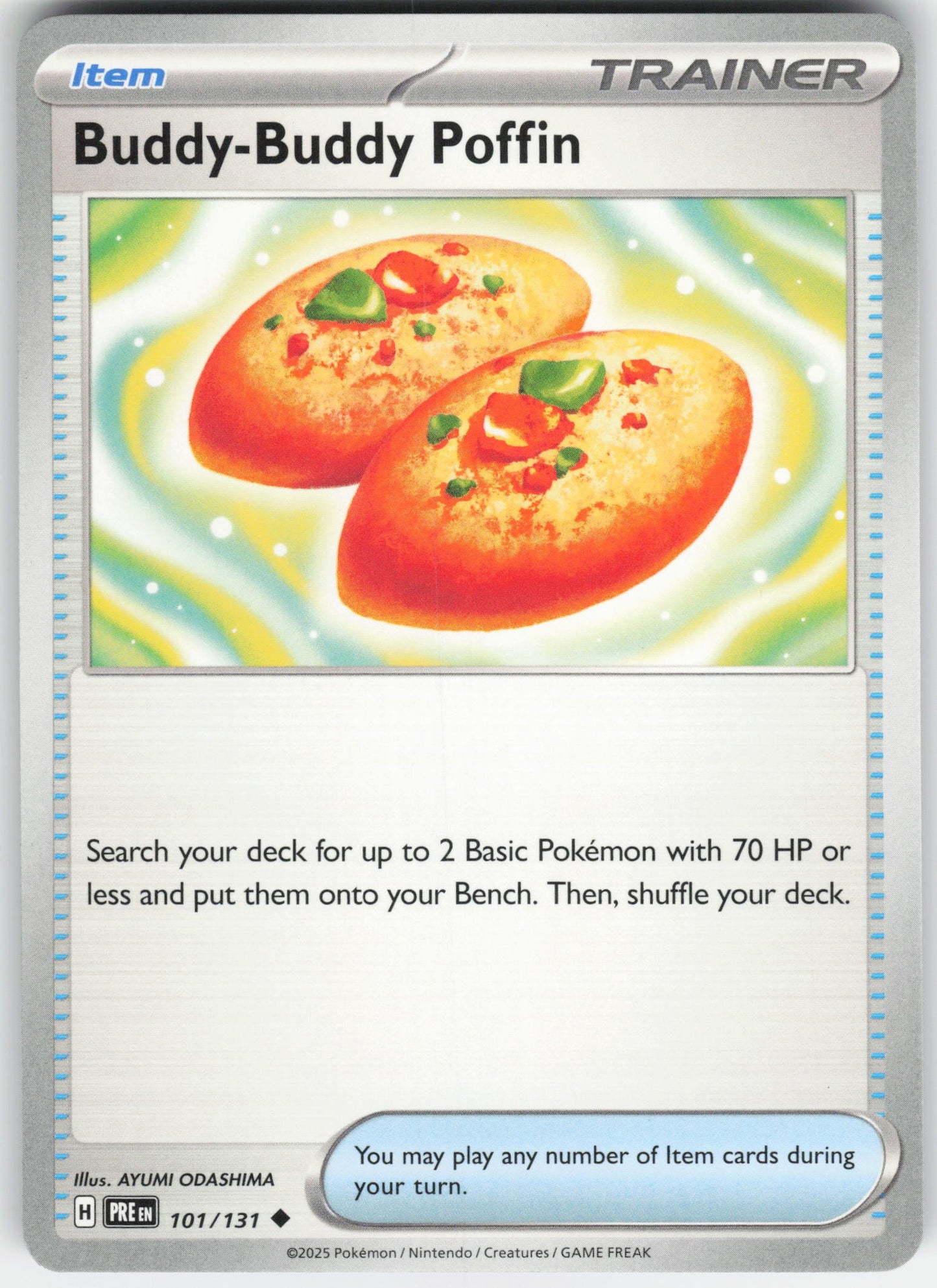 Buddy-Buddy Poffin Uncommon SV: Prismatic Evolutions 101/131 NM