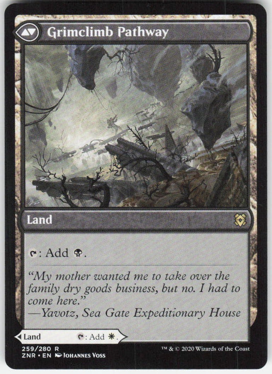 Brightclimb Pathway R Zendikar Rising 259 NM (Back)