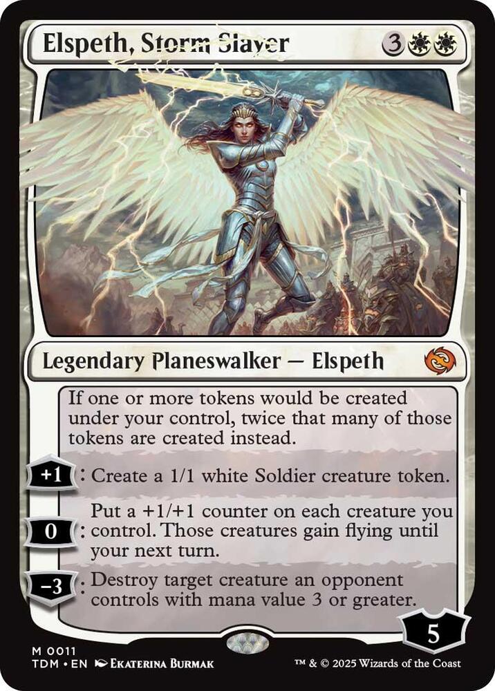 Elspeth, Storm Slayer 11 Mythic Tarkir: Dragonstorm NM/M