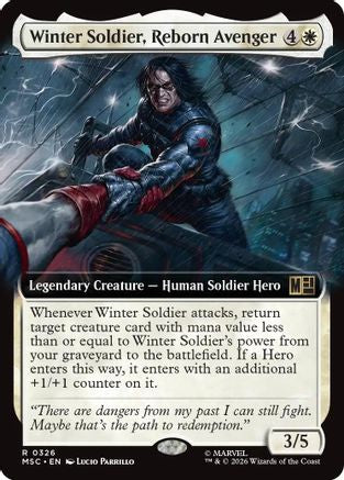 Winter Soldier, Reborn Avenger (Extended Art) 326 Commander: Marvel Super Heroes NM/M