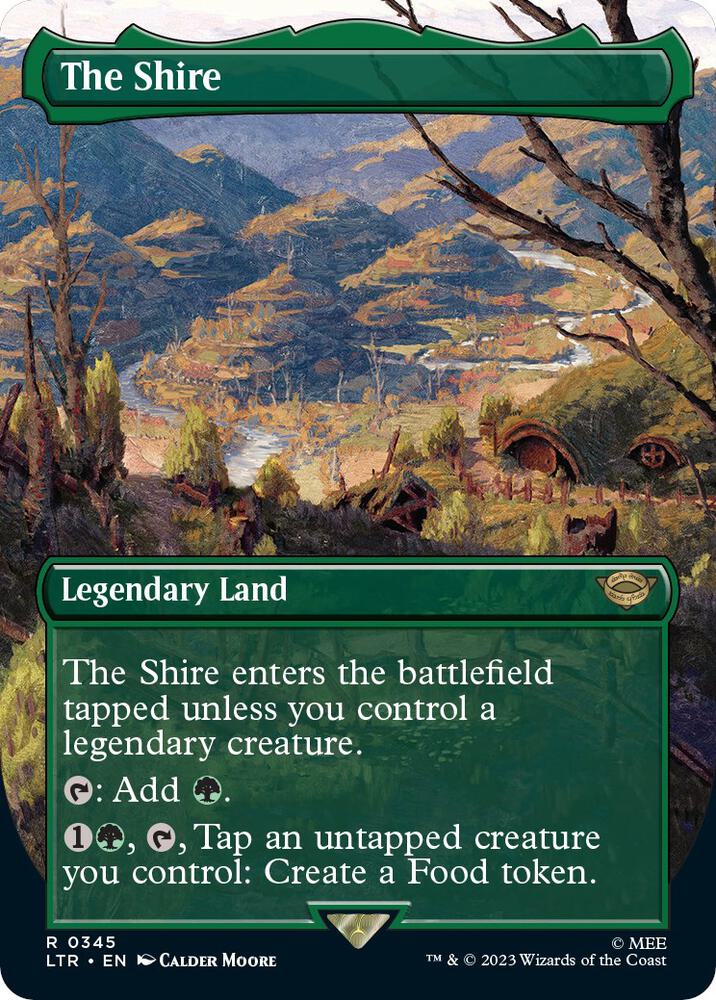 The Shire (Borderless) 345 Universes Beyond: The Lord of the Rings: Tales of Middle-earth NM/M