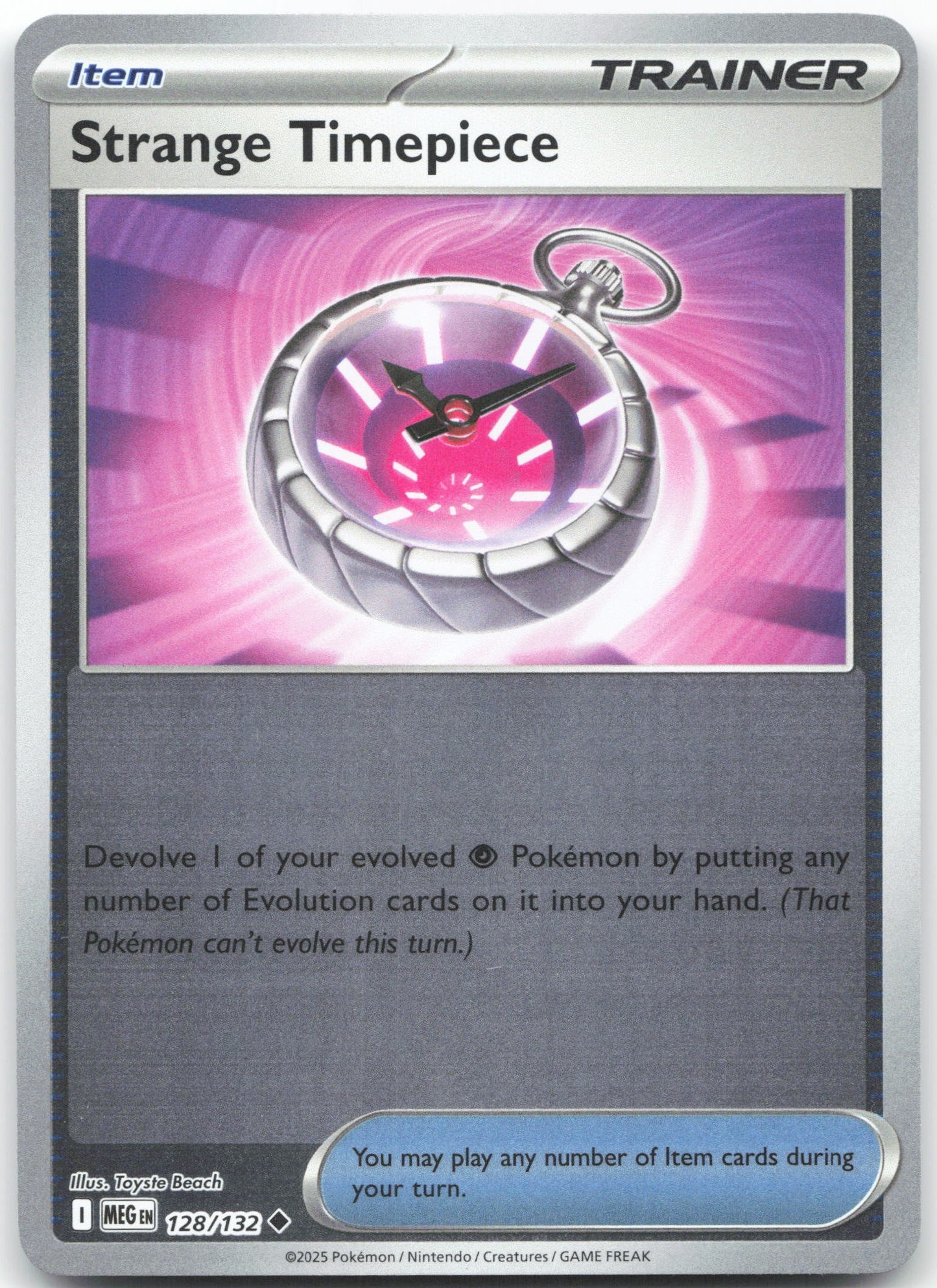 Strange Timepiece Uncommon ME01: Mega Evolution 128/132 NM