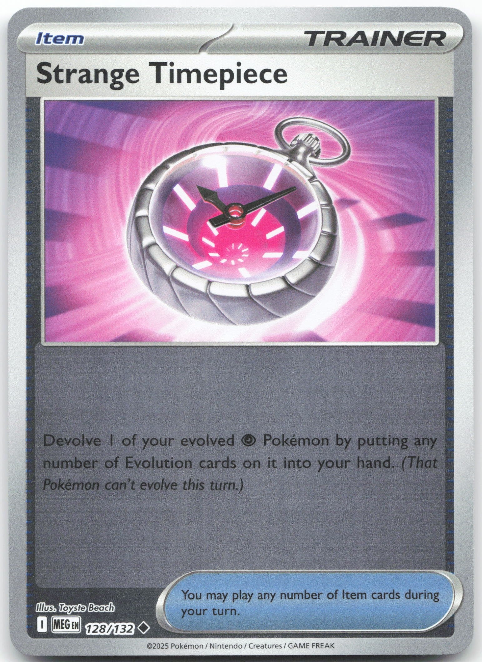 Strange Timepiece Uncommon ME01: Mega Evolution 128/132 NM