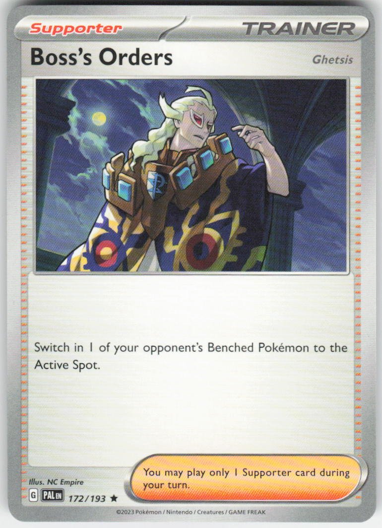 Boss's Orders - Rare Deck Exclusives 172/193 NM (Back)