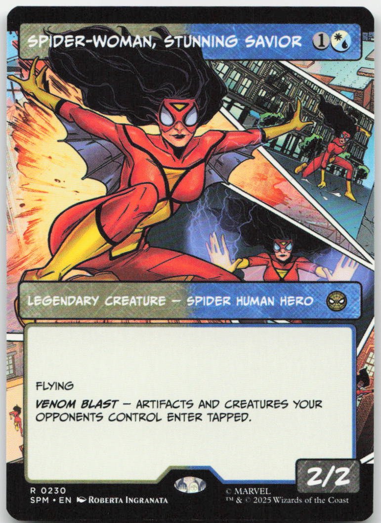 Spider-Woman, Stunning Savior (Borderless) R Marvel's Spider-Man 230 NM