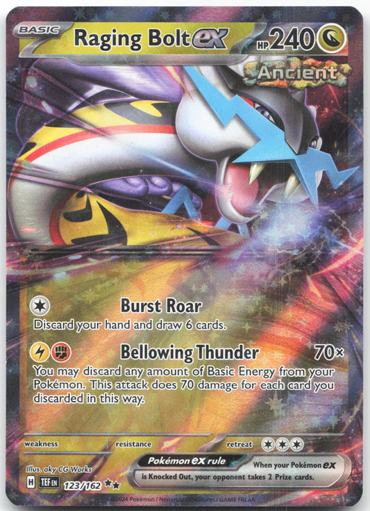 Raging Bolt ex - Double Rare SV05: Temporal Forces 123/162 NM