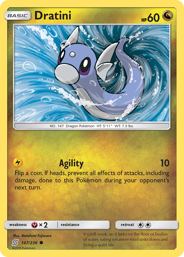 Dratini 147/236 Common Unified Minds NM/M