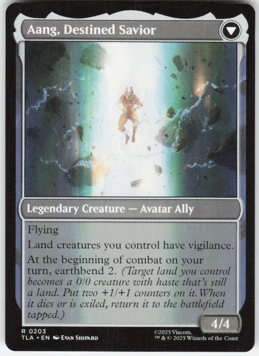 Aang, at the Crossroads R Avatar: The Last Airbender 203 NM (Back)