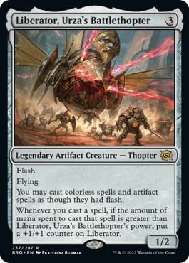 Liberator, Urza's Battlethopter 237 Rare The Brothers' War NM/M