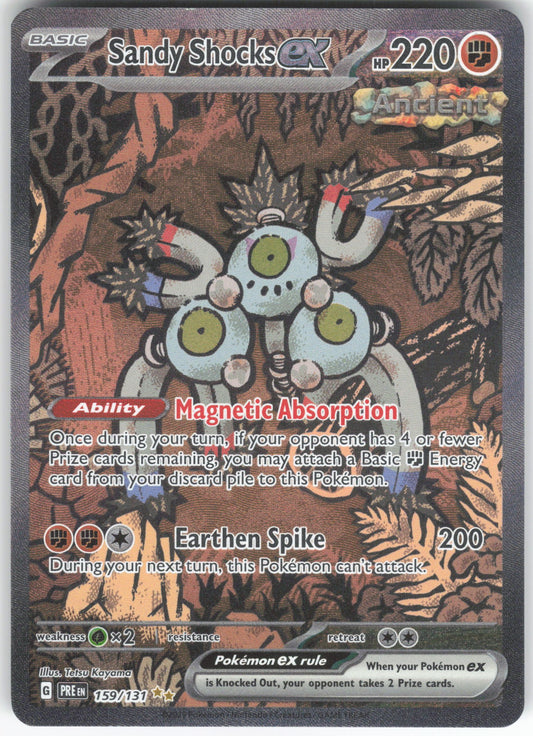 Sandy Shocks ex Special Illustration Rare SV: Prismatic Evolutions 159/131 NM