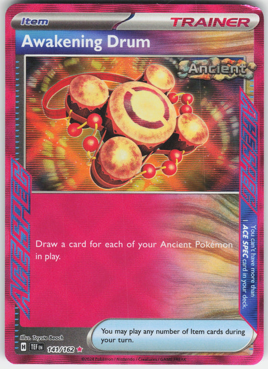 Awakening Drum ACE SPEC Rare SV05: Temporal Forces 141/162 NM