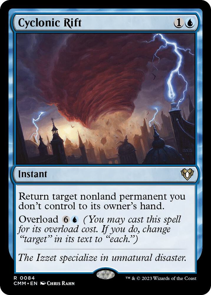 Cyclonic Rift 84 Rare Commander Masters NM/M
