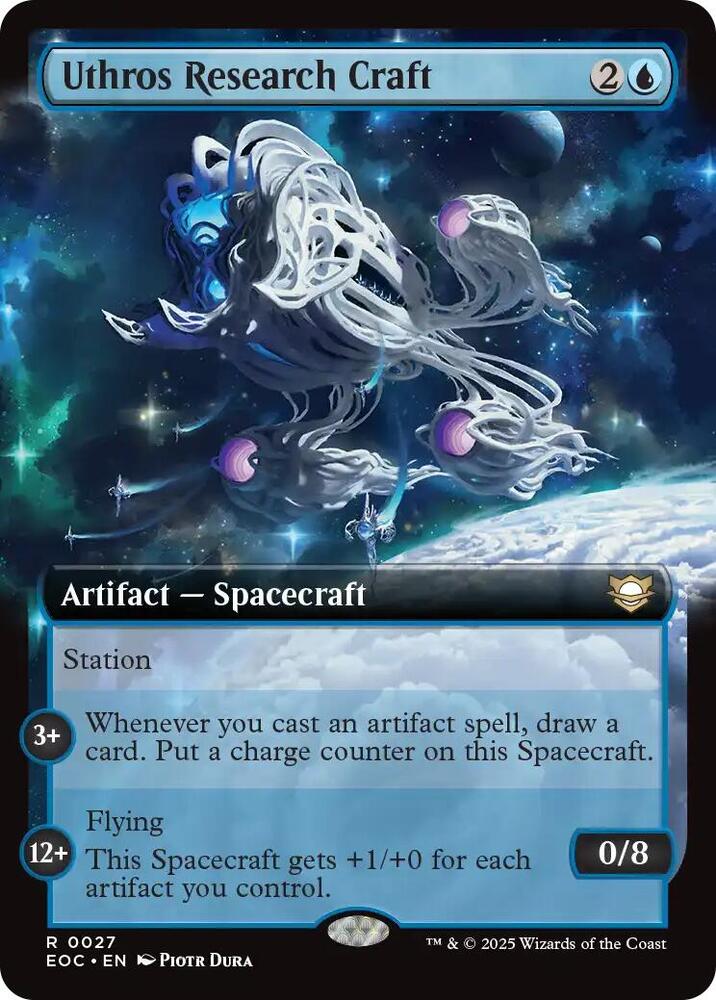 Uthros Research Craft (Extended Art) 27 Rare Commander: Edge of Eternities NM/M