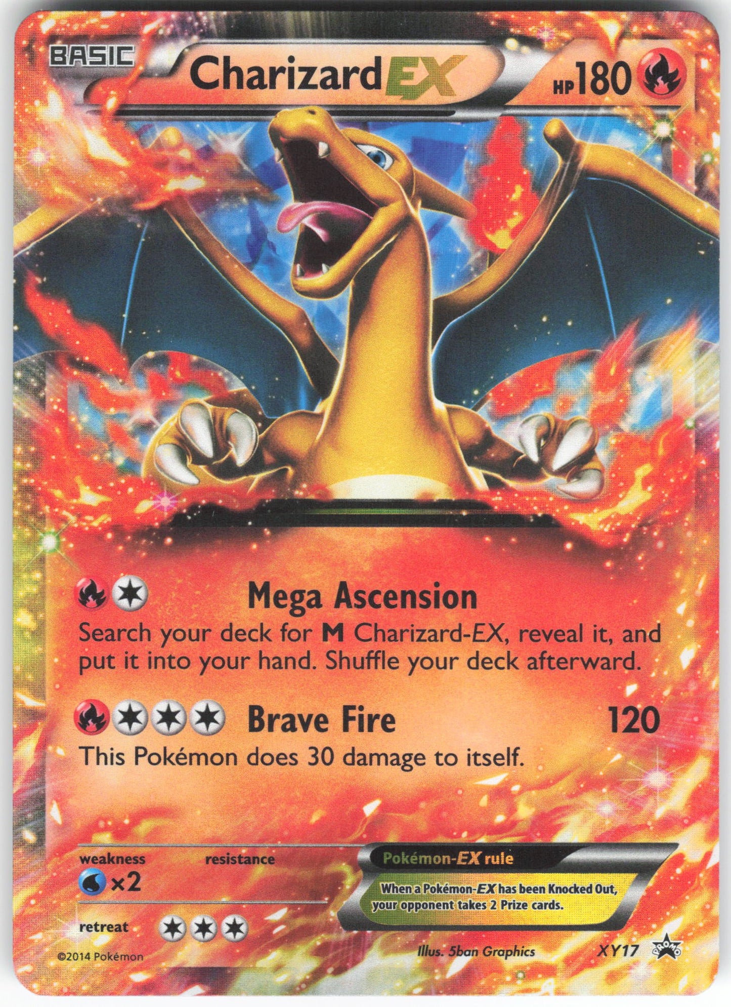 Charizard EX - Promo XY Promos XY17 MP
