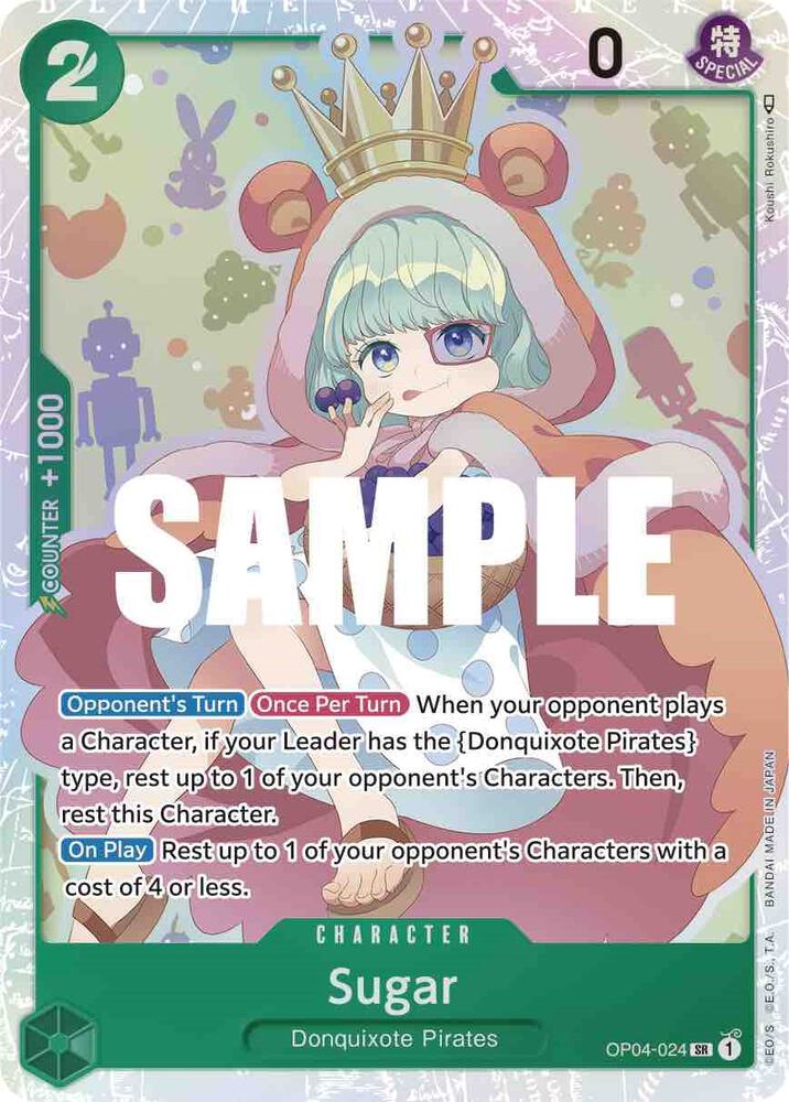 Sugar OP04-024 Super Rare Kingdoms of Intrigue NM/M