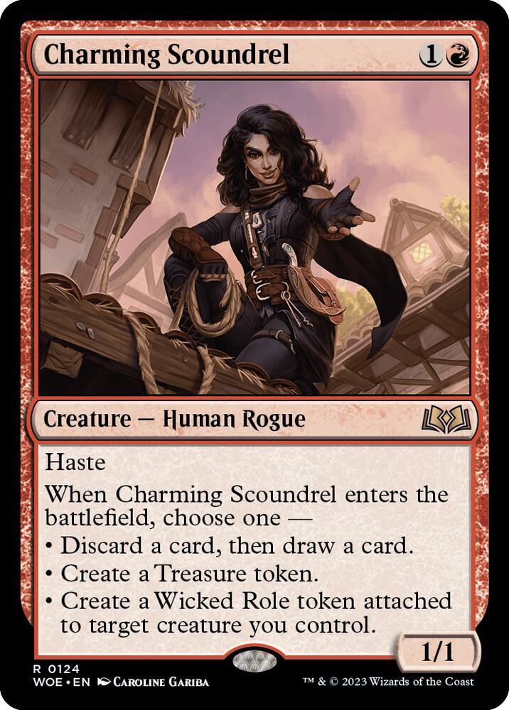 Charming Scoundrel 124 Rare Wilds of Eldraine NM/M