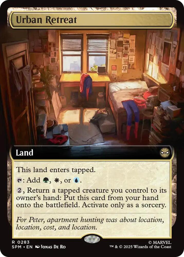 Urban Retreat (Extended Art) 283 Rare Marvel's Spider-Man NM/M