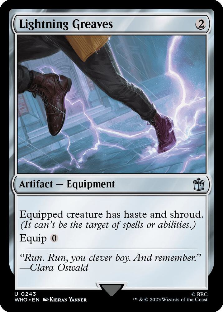 Lightning Greaves 243 Uncommon Universes Beyond: Doctor Who NM/M