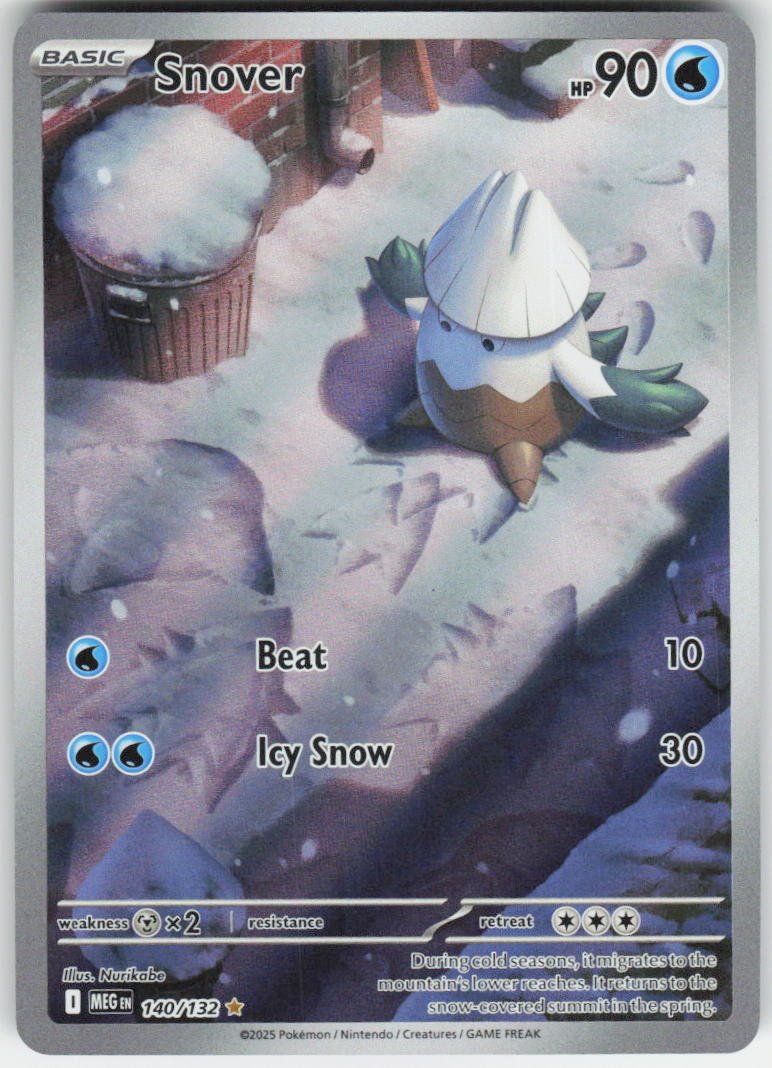 Snover - Illustration Rare ME01: Mega Evolution 140/132 NM