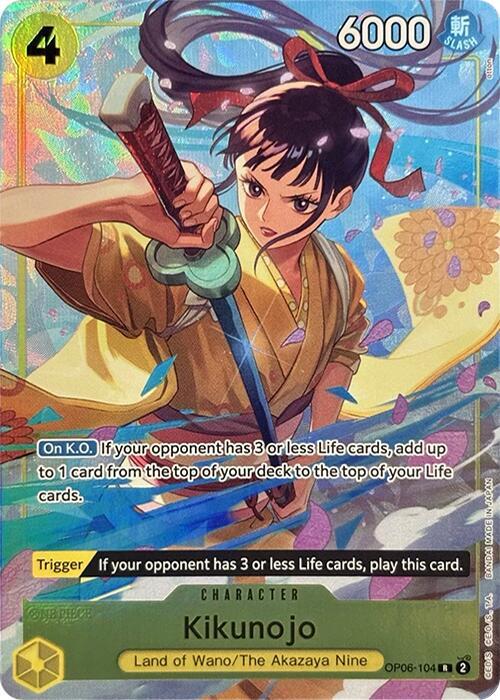 Kikunojo (Premium Card Collection -Best Selection Vol. 2-) OP06-104 Foil One Piece Promotion Cards NM/M