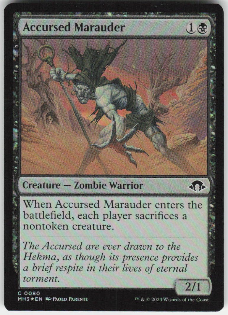 Accursed Marauder C Modern Horizons 3 80 NM