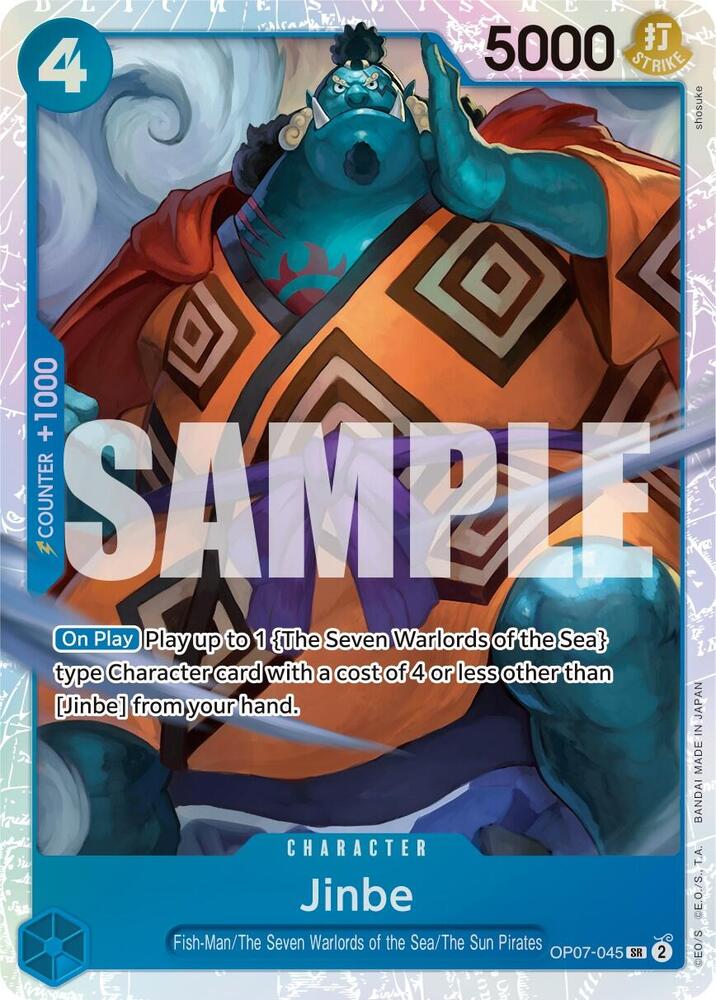Jinbe (045) OP07-045 Super Rare 500 Years in the Future NM/M