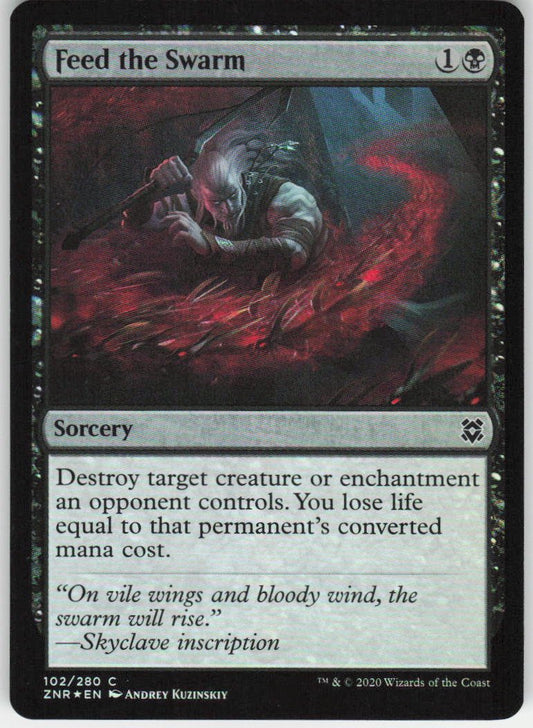 Feed the Swarm C Zendikar Rising 102 NM