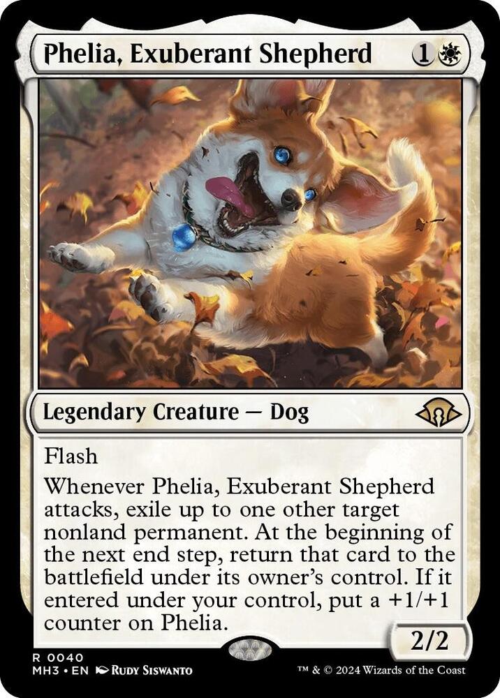 Phelia, Exuberant Shepherd 40 Rare Modern Horizons 3 Foil NM/M