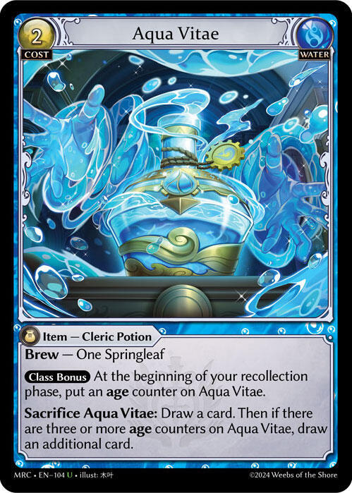 Aqua Vitae 104 Uncommon Mercurial Heart NM/M