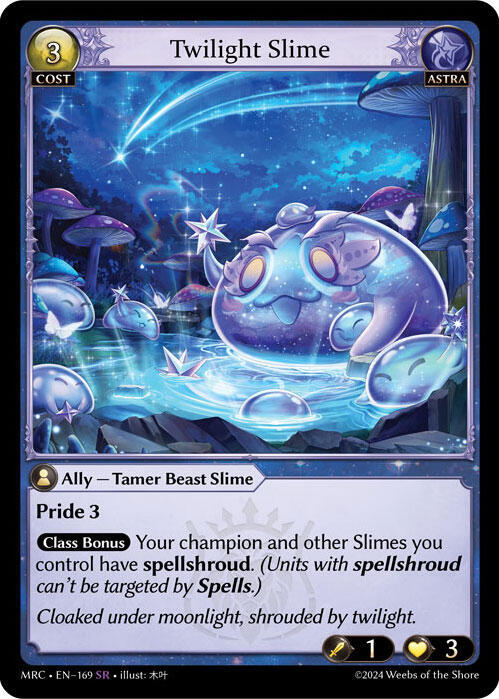 Twilight Slime 169 Super Rare Mercurial Heart NM/M