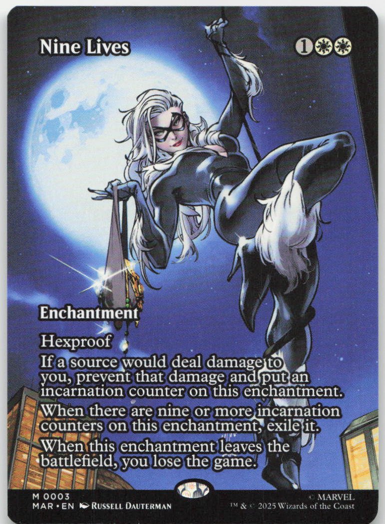 Nine Lives (Borderless) M Marvel Eternal-Legal 3 NM