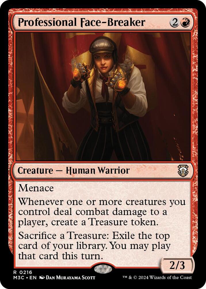 Professional Face-Breaker 216 Rare Commander: Modern Horizons 3 NM/M