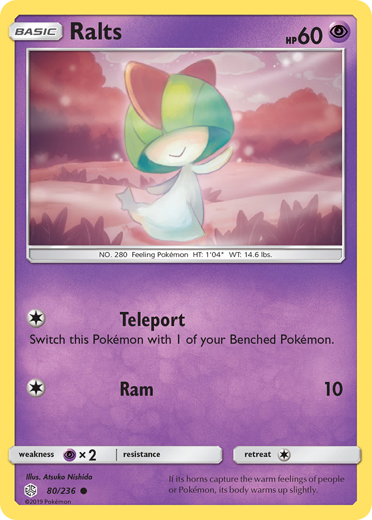 Ralts 80/236 Common Cosmic Eclipse NM/M