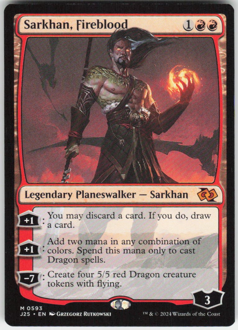 Sarkhan, Fireblood M Foundations Jumpstart 593 NM