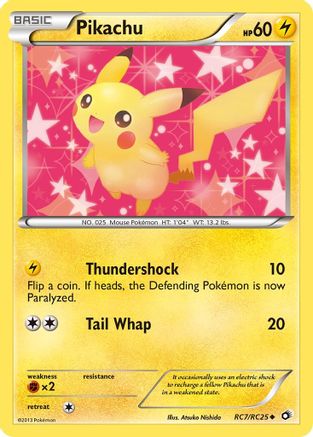 Pikachu RC7/RC25 Uncommon Legendary Treasures: Radiant Collection Holo NM/M