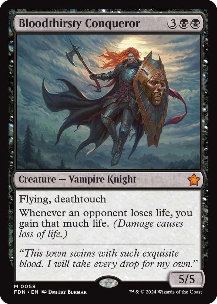 Bloodthirsty Conqueror 58 Mythic Foundations NM/M