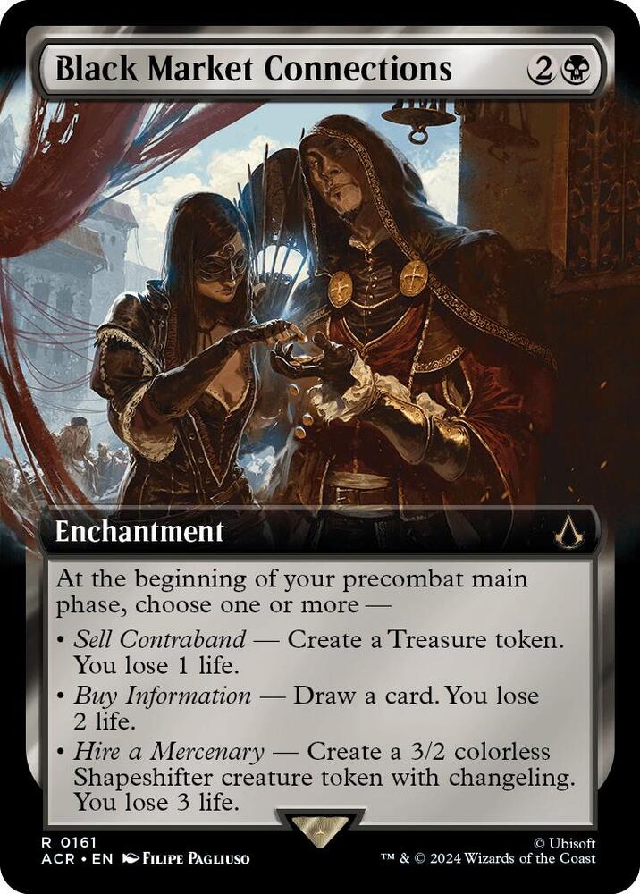Black Market Connections (Extended Art) 161 Foil Universes Beyond: Assassin's Creed NM/M