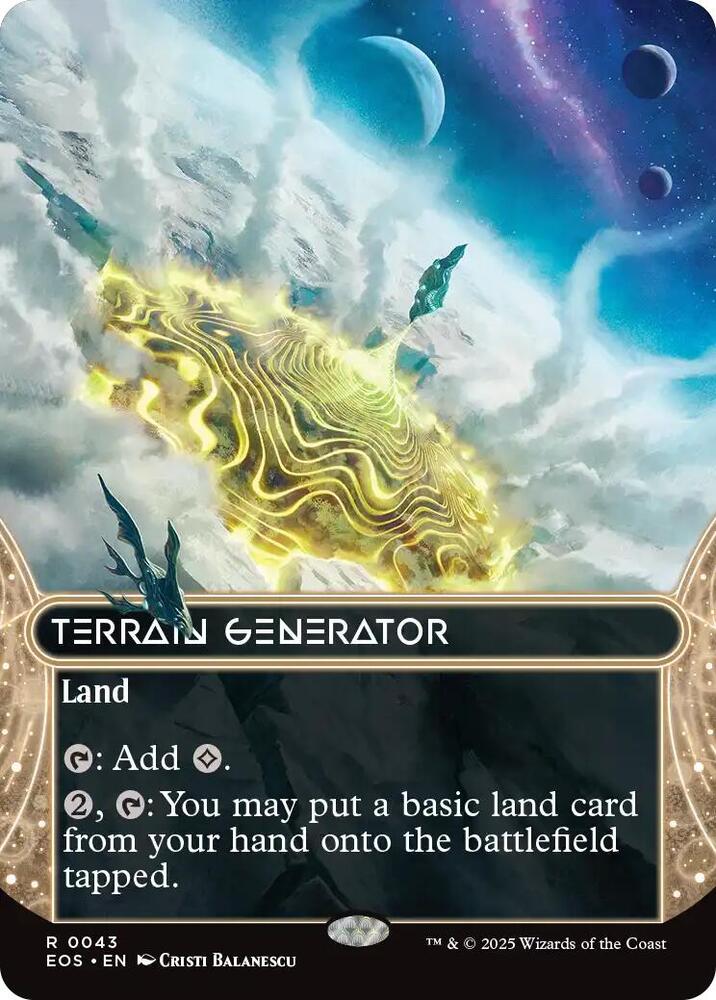 Terrain Generator (0043) (Borderless) 43 Edge of Eternities: Stellar Sights Foil NM/M