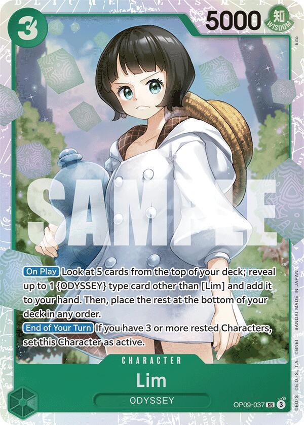 Lim (037) OP09-037 Super Rare Emperors in the New World NM/M